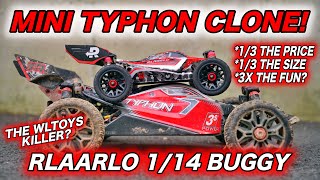 RLAARLO XDKJ-001 1/14 Buggy - Unboxing/ Speed Run/ Bash & WLToys 144001 Comparison - Mini Typhon