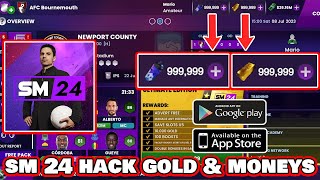 Soccer Manager 2024 HACK | Use This Trick to Get Free Money & Gold | SM24 Mod Apk  | iOS Android |