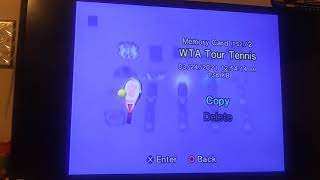 WTA Tour Tennis PS2 Save Icon