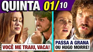 TOTALMENTE DEMAIS - Capítulos 01/10  QUINTA - Resumo da Novela 01 de OUTUBRO de 2020 Completo!