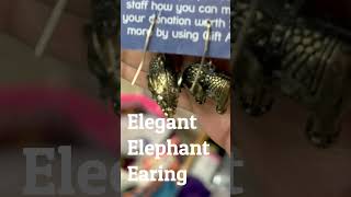 Elegant Elephant Earing