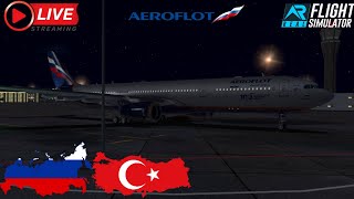 🔴Real Flight Simulator -  Aeroflot a330-300 | St Petersburg (LED) - Istanbul (IST)