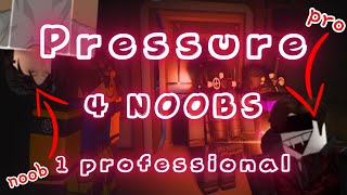 1 Pro and 4 Noobs try to beat pressure!! │PRESSURE FUNNY MOMENTS