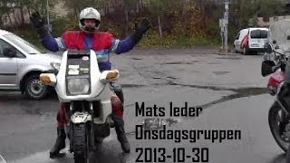 Motorcycle Adventure with BMW Club Stockholm "Onsdagsgruppen" 20131030 (SWE/ENG)