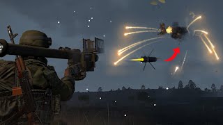 Helicopter Ambush - Ka-52 Shot Down by Missile - Military Simulation - ARMA 3