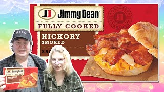 Microwave BACON Jimmy Dean Hickroy Smoked Real Review