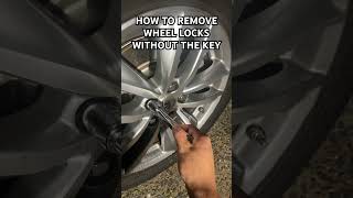 How to Remove Wheel Locks At Home Without the Key | Save Money!