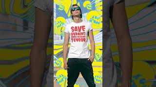 футболка с принтом save Ukraine from Russian terror