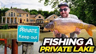 Carp Fishing AT a PRIVATE LAKE Norfolk