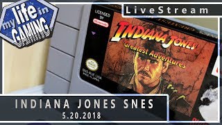 Indiana Jones' Greatest Adventures (Super Nintendo) :: LIVE STREAM