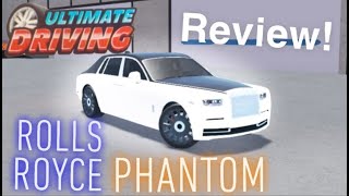 Roblox Ultimate Driving - Rolls Royce Phantom - Review!!!