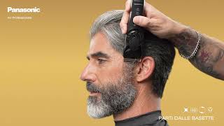 Come spuntare una barba completa con il Tagliacapelli Professionale Panasonic DGP84