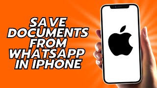 How To Save Documents From WhatsApp In iPhone