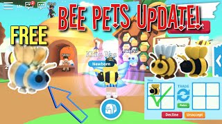 How To Get A FREE BEE PET In Roblox Adopt Me!😱 New Adopt Me Bee Update