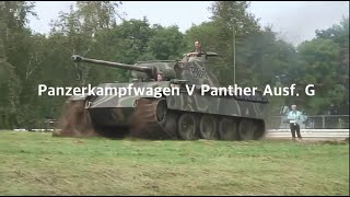 Surviving German Panzer V Panther Tanks In Working Order - Then and now #ww2 #tank #history