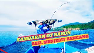 Sensasi Tarikan GT babon, popping spot Sumbawa Selatan