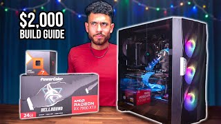 Best RX 7900 XTX Gaming PC Build Guide (w/ Ryzen 7 7800X3D) $2000