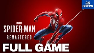 SPIDER-MAN REMASTERED Main Story Full Game Gameplay (4K 60FPS) Walkthrough No Commentary