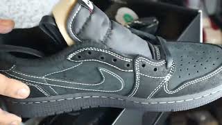 Jordan 1 Retro Low OG SP Travis Scott Black Phantom Sneaker Review