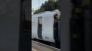 Unmarked/unknown train passing through Coventry station non stop September 24. Class 085 I think