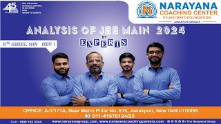 JEE(MAIN) 2024,27TH JAN SHIFT-1 ANALYSIS#jeemain2024 #jeemain #jeemainanalysis