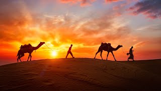 Arabian Music [4K]  - Meditation in Desert (Part 5), Arabian Female Vocal & Arabian Nights