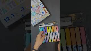 Doms pastel brush pen unboxing #shorts #youtubeshorts #viral