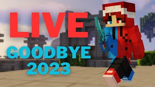 Live🔴 | Playing Hypixel Bedwars till 2024!