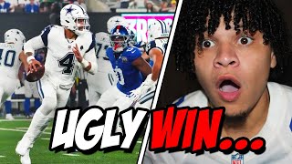 Cowboys Fan Reacts To Dallas Cowboys Vs New York Giants