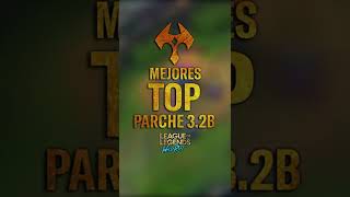 MEJORES CAMPEONES TOP PARCHE 3.2B DE WILD RIFT