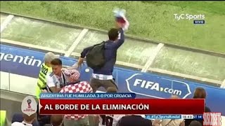 Bronca de los inchas argentina tras la derrota de argentia vs croacia