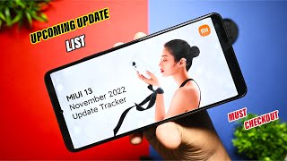 November MIUI 13 Update supported Devices list for Xiaomi devices 🔥🔥