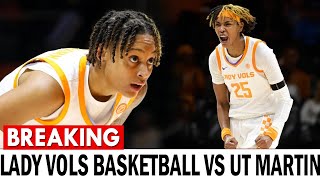 Lady Vols basketball vs UT Martin: Final score, Ruby Whitehorn logs double-double