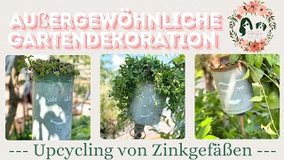 Alte Zink Gefäße in einzigartige Gartendeko verwandeln: Kreative DIY-Ideen für Deinen Garten 🌷🌻🏠