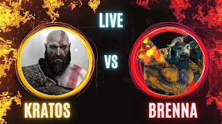 GOD OF WAR KRATOS VS BRENNA DAUDI