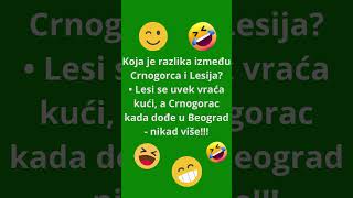 Crnogorac i Lesi!!!!  #vicnablic #vicevi #smehdosuza #smesniklipovi #zabava #komedija