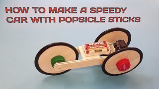 DIY TOY CAR! How to make Speedy CAR! SUPER EASY and FUN! Car banaen ki video 🚆