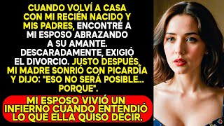 AL VOLVER CON MI BEBÉ, MI ESPOSO ESTABA CON SU AMANTE Y GRITÓ: "¡LÁRGATE!" PERO MI MADRE DIJO...