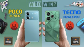 NEW POVA 6 PRO | POCO X6 NEO VS TECNO POVA 6 PRO 📱