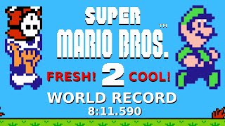 Super Mario Bros. 2 in 8:11.590 [CURRENT WORLD RECORD]