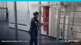 Rope Access Training: How To Complete an Alpine Y Hang