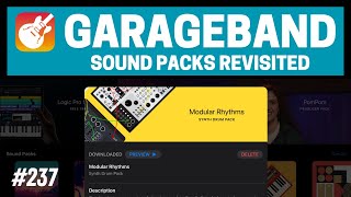 MODULAR RHYTHMS Sound Pack | GarageBand Weekly #237