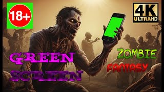 Greenscreen , ZOMBIE , FANTASY PACK 1 #greenbackground #frame #freegreenscreen #overlay #chromakey