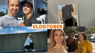 VLOGTOBER WEEK 3-HANGING OUT WITH FRIENDS, HALLOWEEN 2021, GETTING BACK INTO WORKING OUT W/A TRAINER