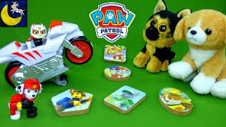 Paw Patrol Moto Pups Story Video for Kids Puzzles, Surprise Toys and Lots of Toy Fun for Children!