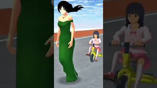 Ibu menjemput bayi setelah jatuh dari😭 sepeda#sakuraschoolsimulator #sakura #viral#shortvideo