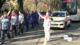 Day 123 - The Flame of the XXII Olympic Winter Games made its final lap of honor around Sochi