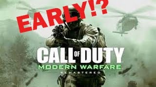 CALL OF DUTY MODERN WARFARE REMASTERED EARLY MULTIPLAYER! ALL GAME MODES ONLINE!