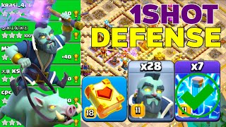 Hog Wizard SMASHES Defenses! TH16 Legend League Power! Clash of Clans