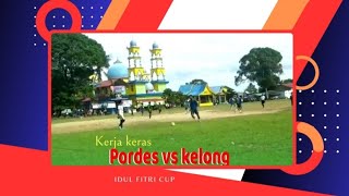 PORDES tahan imbang PS KELONG ( IdulFitri cup 2023 sungai enam)